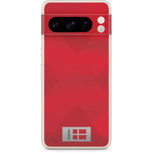 Denmark Soccer Flag Google Pixel 8 Pro Skin